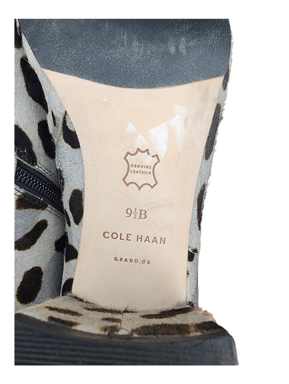 Cole Haan Arden Grandzero Calf Hair Ankle Boots, Womens 9.5 - Picture 10 of 11